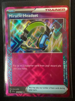 Miracle Headset 183/191 - Ace Spec - Pokemon TCG Surging Sparks - Pack Fresh - Image 1