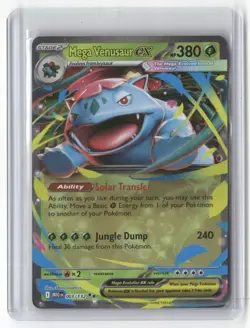 2025 Pokemon Mega Evolution Venusaur ex #003/132 Double Rare - Image 1
