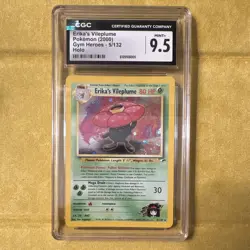 CGC 9.5 Erika's Vileplume Holo Gym Heroes 5/132 2000 English WOTC - Image 1