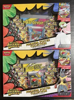 Pokemon Ascended Heroes Premium Poster Collection LUCARIO GARDEVOIR / SEE PICS - Image 1