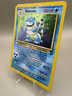 Pokemon Blastoise Base Set 2 Holo 2/130 WOTC Vintage MP - Image 3