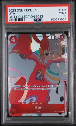 2023 ONE PIECE GIFT COLLECTION 2023 #005 UTA PSA 9 - Image 1