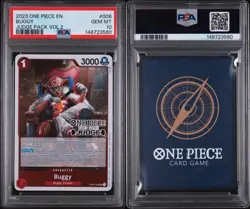 2023 ONE PIECE JUDGE PACK VOLUME 2 #008 BUGGY PSA 10 - Image 3