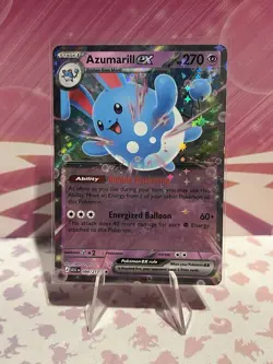 Azumarill ex 084/217 - Ultra Rare Holo - Ascended Heroes Pokemon Card MINT - Image 1