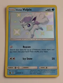 Alolan Vulpix SV8/SV94 Shiny Vault Hidden Fates 2019 Pokemon TCG NM - Image 1