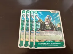 OP12-029 Playset 4 x Shimotsuki Kouzaburou UC English NM One Piece TCG Card Game - Image 1