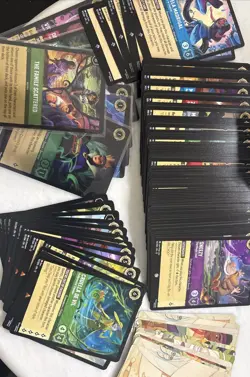 LORCANA Bulk Cards Lot Wilds Unknown Commons Foils Rare TCG NM Disney (125) - Image 1