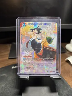 Dragon Ball Super Card Game Kakarot FHistory of Son Goku DB3-127 Foil Near Mint - Image 1