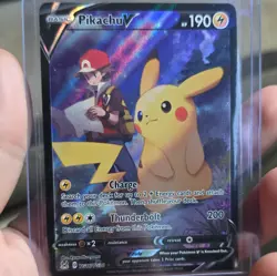 Pokemon TCG Pikachu V TG16/TG30 Swsh11 Lost Origin Trainer Gallery Ultra Rare - Image 2