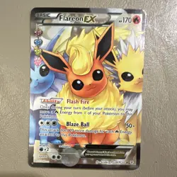 Pokemon Company Flareon EX RC28/RC32 Generations Ultra Rare Full Art Holo EN - Image 1