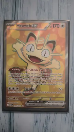 MEOWTH EX ULTRA RARE POKEMON HOLO PERFECT ORDER 107/88 NM Plus 5 Holos - Image 2