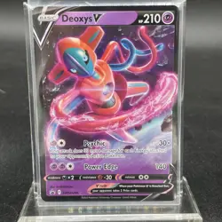 2022 Deoxys V SWSH266 Sword & Shield Black Star Promo Pokemon NM - Image 1