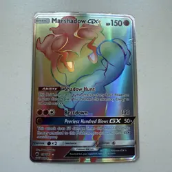Pokemon TCG Marshadow GX (Secret) 156/147 Sm-Burning Shadows Holo 2017 LP - Image 1