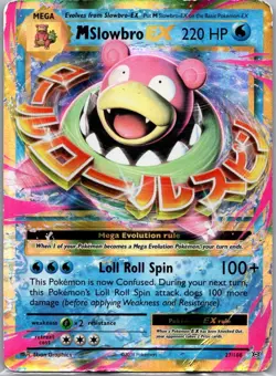 M Slowbro EX 27/108 Evolutions EX Rare Holo Pokemon - Image 1