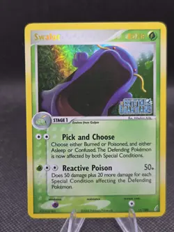 Swalot (Reverse Holo) 11/100 Pokemon Crystal Guardians - LP - Image 1