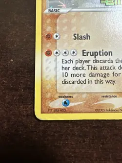 Groudon 14/106 Reverse Holo Pokemon TCG EX Emerald DMG - Image 5
