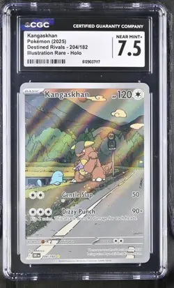 Kangaskhan *CGC 7.5* Illustration Rare *Destined Rivals* #204 * Pokemon - Image 1