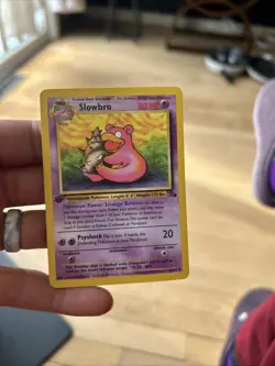 Pokemon TCG Slowbro Fossil 43/62 Regular 1999-2000 Wizards Base Set Copyright... - Image 1