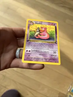 Pokemon TCG Slowbro Fossil 43/62 Regular 1999-2000 Wizards Base Set Copyright... - Image 4
