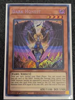 Yugioh Dark Honest LIOV-EN022 Secret Rare 1st Edition NM - Image 1