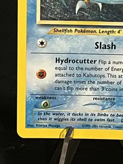 2001 Pokemon Kabutops 6/75 Neo Discovery Holo 630P - Image 5