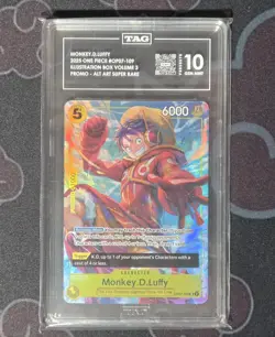 Monkey.D.Luffy (Illustration Box Vol.3) OP07-109 One Piece Promotion TAG 10 - Image 1