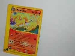Ninetales Pokemon Card TCG Aquapolis 25/147 Rare Non Holo Card Mint New - Image 2