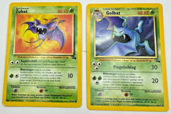 Pokemon Karte TCG Golbat 34+57/62 Fossil no Holo Rare Vintage WOTC LP Deutsch - Image 1