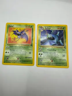 Pokemon Karte TCG Golbat 34+57/62 Fossil no Holo Rare Vintage WOTC LP Deutsch - Image 2