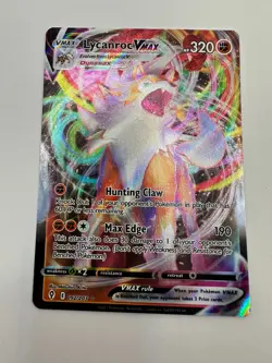 Pokemon Karte TCG Wolwerock VMAX 092/203 Drachenwandel Holo Rare Englisch NM - Image 2