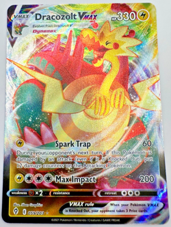 Pokemon Karte TCG Lectragon VMAX 059/203 Drachenwandel Holo Rare Englisch NM - Image 1