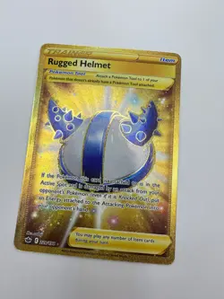 Pokemon Karte TCG Rugged Helmet 228/198 Chilling Reign Holo Rare Englisch NM - Image 2