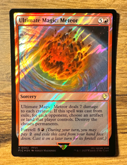 Magic MTG Final Fantasy Ultimate Magic: Meteor #62 *SURGE FOIL* Rare Commander - Image 1