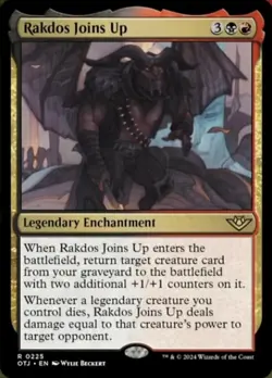 x1 Rakdos Joins Up R MTG Outlaws of Thunder Junction M/NM, English - Image 1