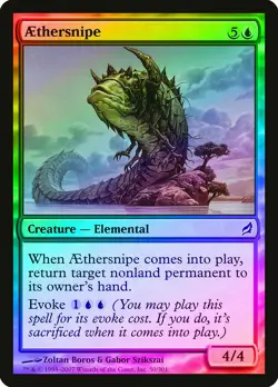Aethersnipe FOIL Lorwyn MtG LP - Image 1