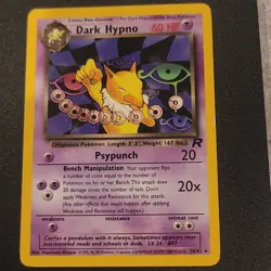 Pokemon Dark Hypno Team Rocket 26/82 Rare Regular Unlimited 2000 Wizards Himeno - Image 1