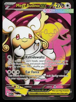 Mega Audino ex 253/217 Ultra Rare Ascended Heroes Pokemon Card - Image 1