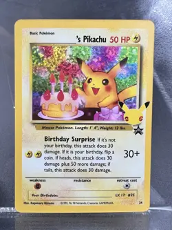 Pokemon Pikachu Birthday 24/53 Celebrations: Classic Collection Holo - Image 1