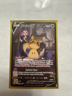 The Pokemon Company Mimikyu V TG16/TG30 Brilliant Stars TG Holo Ultra Rare EN - Image 1