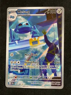 Pokemon TCG Metang 094/086 Chaos Rising English 2026 NM - Image 1