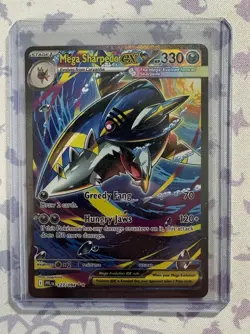 Mega Sharpedo ex - 127/094 - Pokemon Phantasmal Flames Special Illustration NM - Image 1