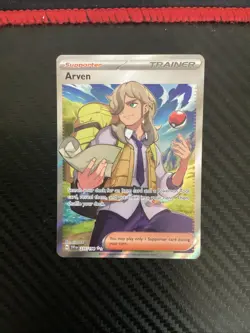 Arven Trainer 235/198 Full Art Ultra Rare Holo Pokemon 2023 Scarlet & Violet NM - Image 1