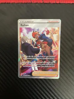 Raihan GG65/GG70 Galarian Gallery Holo Pokemon 2023 Crown Zenith NM - Image 1
