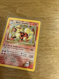 Pokemon TCG Blaine's Arcanine Gym Challenge Holo - Image 2
