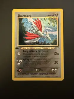 Pokemon Skarmory 23/64 Neo Revelation Rare 1st Edition Near Mint - Image 1