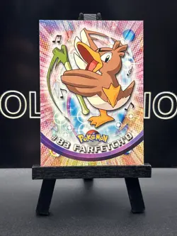 Farfetch'd #83 1999 Pokemon TV Animation Edition Blue Logo Topps Non Holo - Image 2