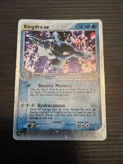 Kingdra EX 92/97 Holo Ultra Rare Pokemon Card 2003 Dragon Vintage - Image 1