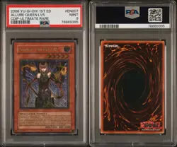 2006 Yu-Gi-Oh! Allure Queen Lv5 CDIP 1st edition Ultimate Rare PSA MINT 9 - Image 3