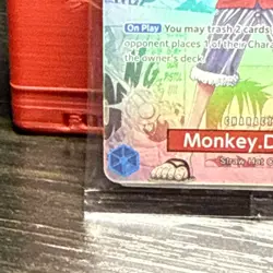 Bandai One Piece Card Game Monkey.D.Luffy P-055 Promo Holo Character 5000 Power - Image 5