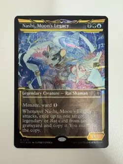 Nashi Moon’s Legacy Halo Foil Showcase MTG Magic the Gathering Card NM Mint MAT - Image 1